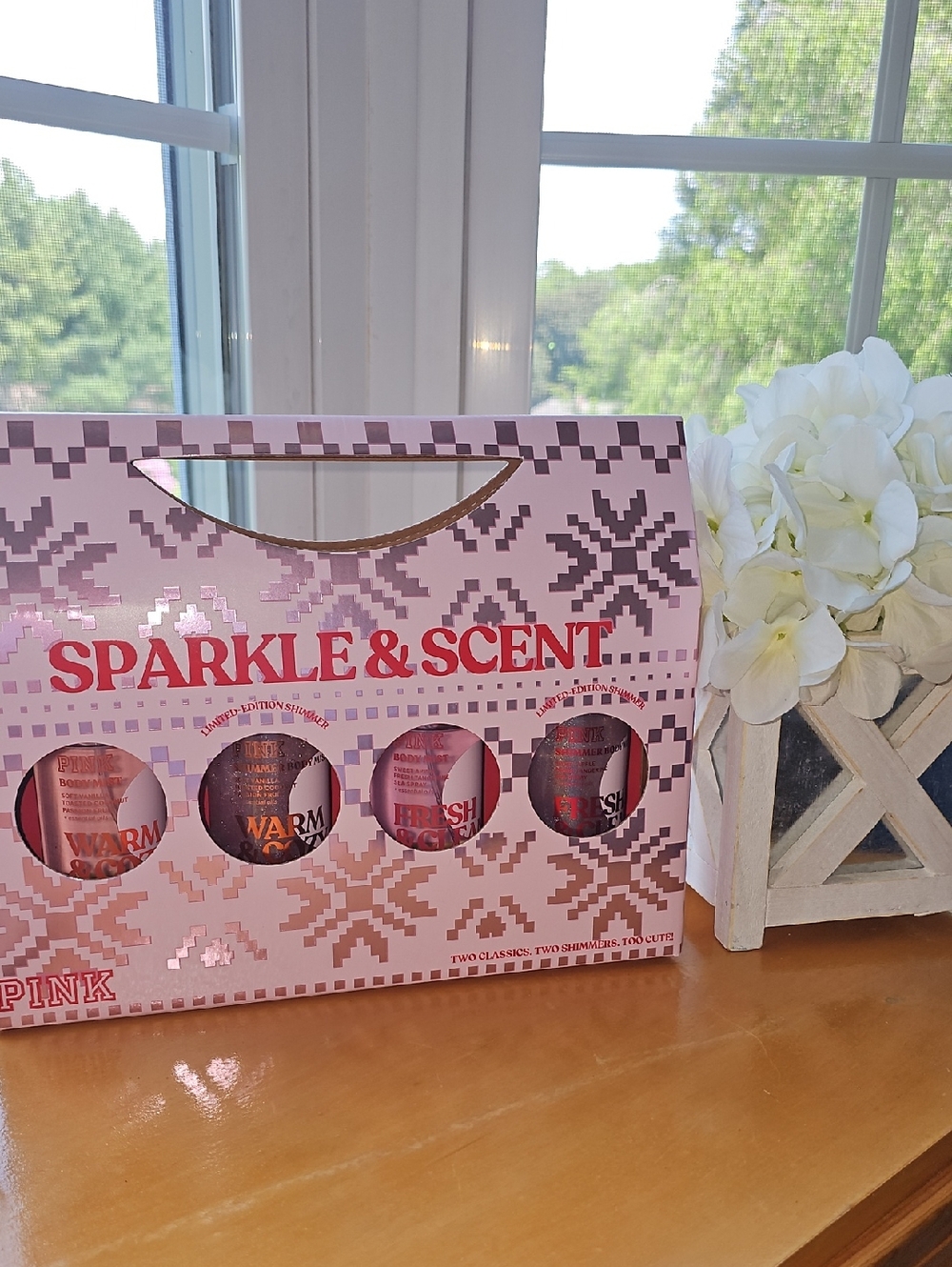 Victoria's Secret PINK Sparkle & Scent 4pc Set